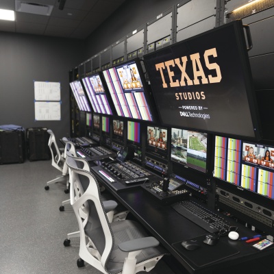 The interior of Texas Studios. 