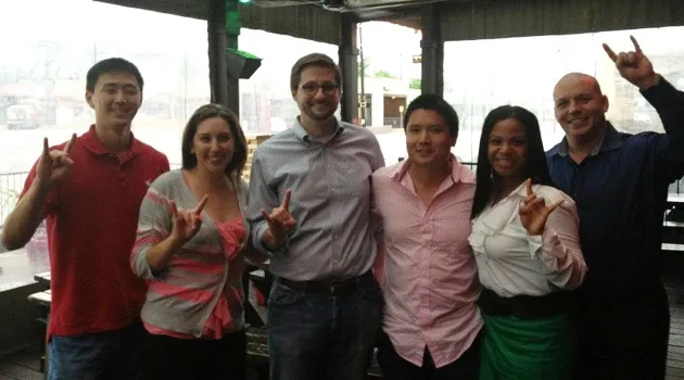 Dallas Young Alumni Gather Despite "Tornado Tuesday"