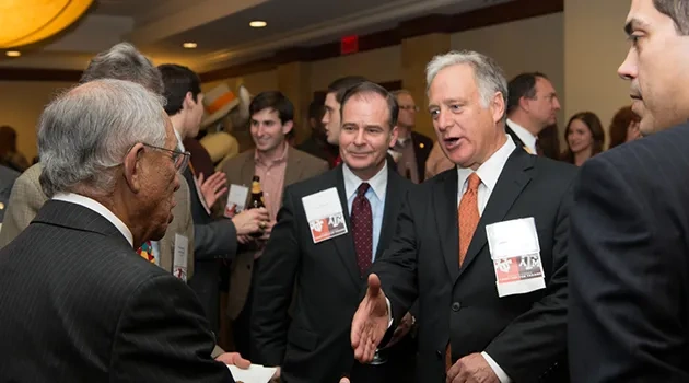 Longhorns, Aggies Turn Texas Capitol Orange, Maroon